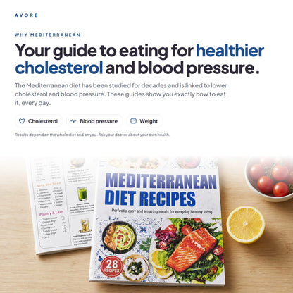 Your guide to eating for healthier cholesterol and blood pressure, the Mediterranean way